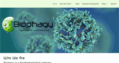 Desktop Screenshot of biophagy.com