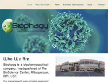 Tablet Screenshot of biophagy.com